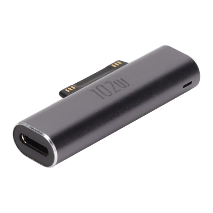 Type C Magnetische Adapter Draagbare Aluminiumlegering Behuizing 102W Type C Magnetische PD Snel Opladen Adapter