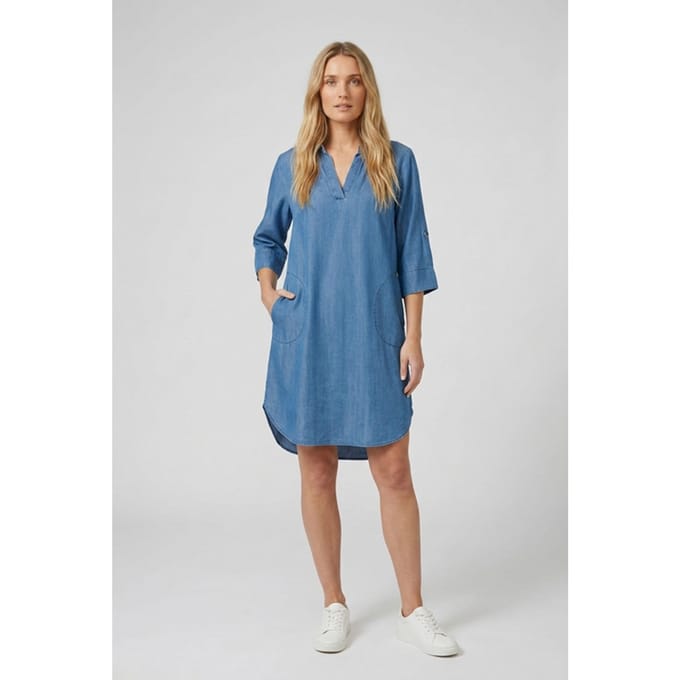 DIDI Dames Tunic Vulcano Denim mid blue maat 38