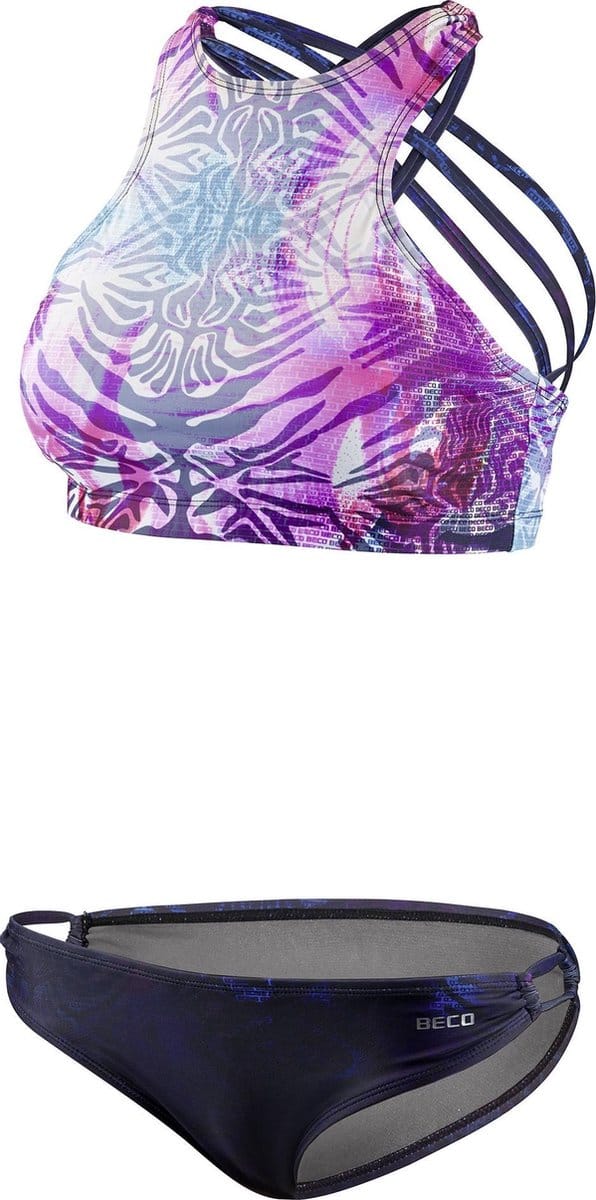 Beco Bikini Beactive Dames Polyester/elastaan Donkerblauw Mt 34