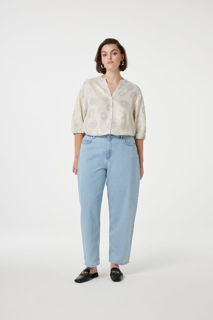 Fabienne Chapot Gina Blouse Cosy White Maat: 40 | Blouses Outlet | Dames | Wit