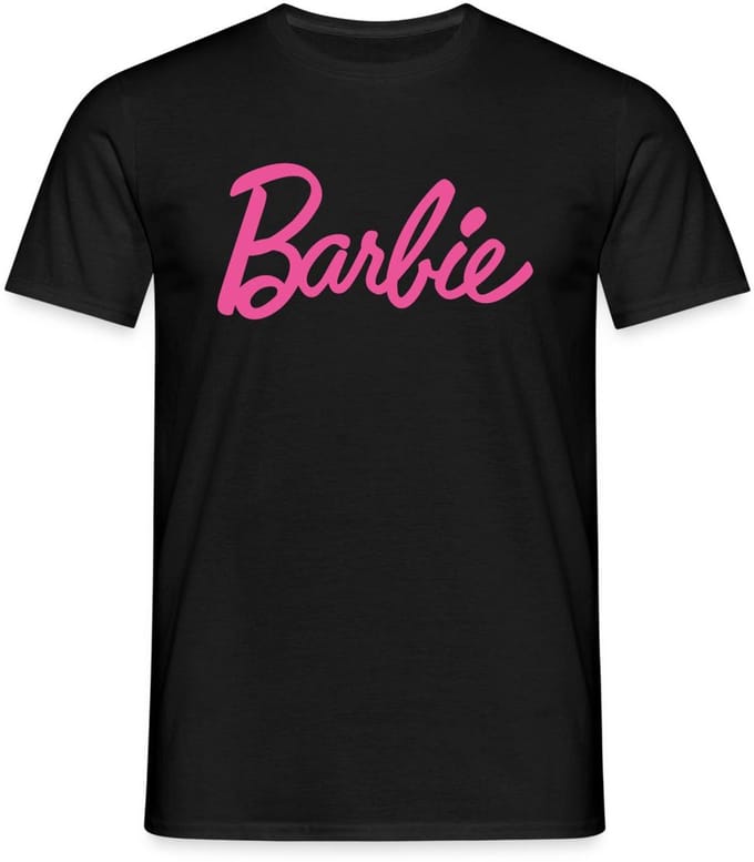 Barbie Klassiek Logo T-Shirt Heren