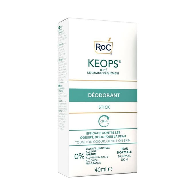 Roc Keops Deodorant Stick 40 Ml