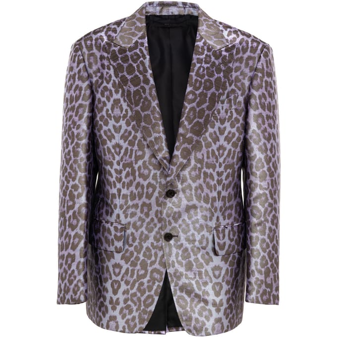 Tom Ford Monopetto Jas voor heren - Maculata Viola e Nero