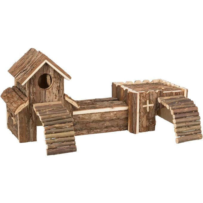 Trixie Frida tunnel system mice bark Hout 47 × 22 × 15 cm