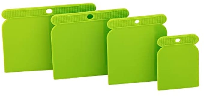 Set van 4 flexibele plamuurmessen - Glad afwerkingsgereedschap voor diverse oppervlakken