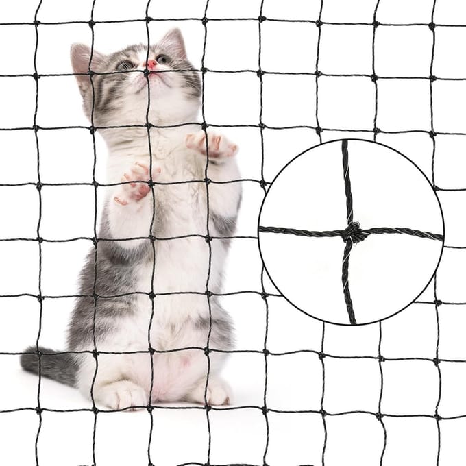 Kattennet Balkon - Kattengaas - (LxW) - Balkon