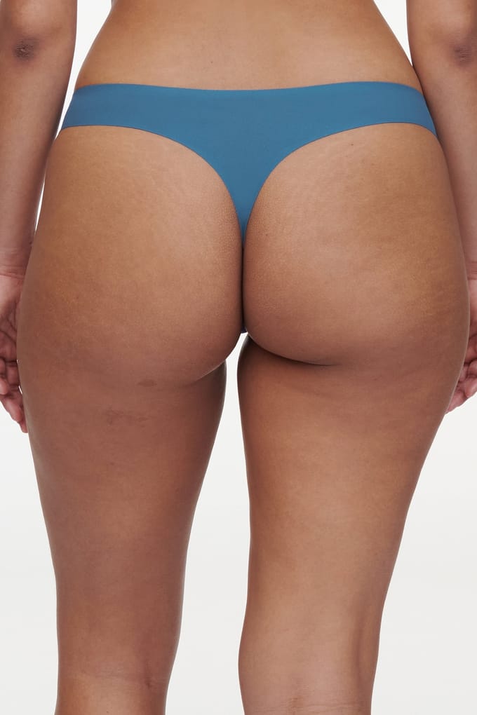 Chantelle Uw Bo. Thong Jeans Blue Taglia: OS | Biancheria intima Outlet | Donna | Blu