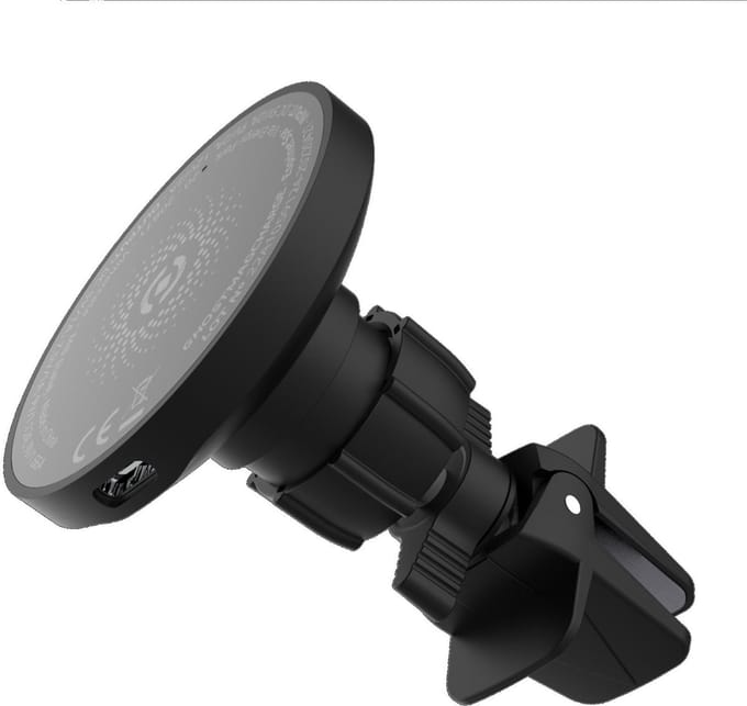 Mobile support Celly GHOSTMAGCHARGE Black Aluminium