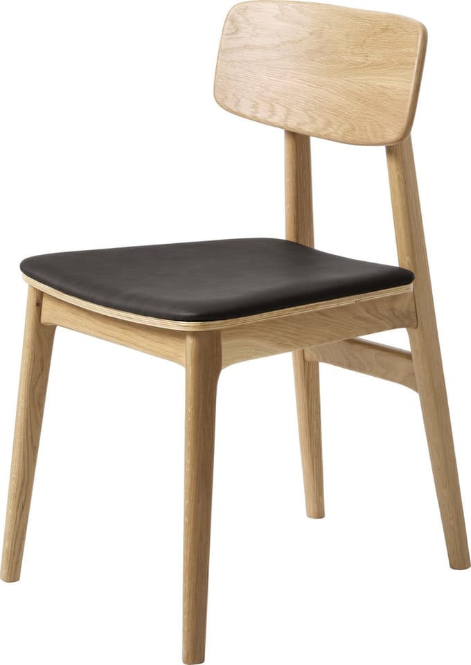 Eetkamerstoel Livo Zwart Pu - Giga Living
