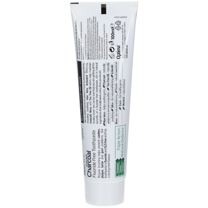 Aloe Dent Houtskooltandpasta (100 ml)