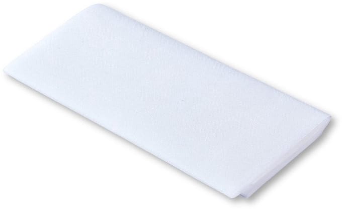 Reparatiedoek strijkbaar- Wit-  12 x 45 cm