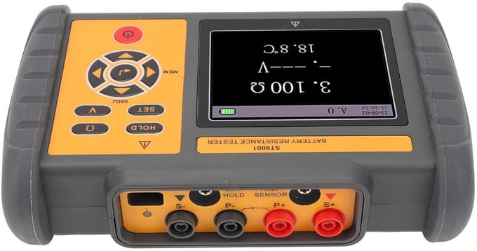 Batterij Tester - Spanning Meter - Accu Controle - Ingebouwde Batterij - 2500mAh - Zwart