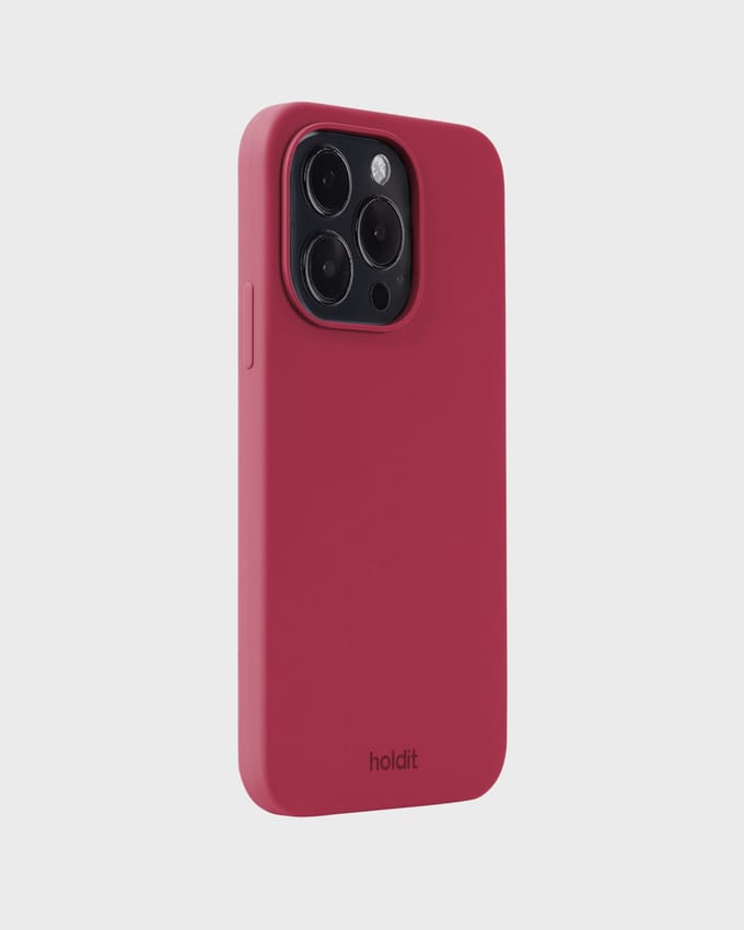 Phone Case Silicone Red Velvet iPhone 14 Pro