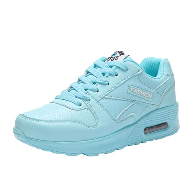 Dames Chunky Sneakers Vetersluiting Plateau Gevulkaniseerd Mode Enkele Platte Schoenen 35 white