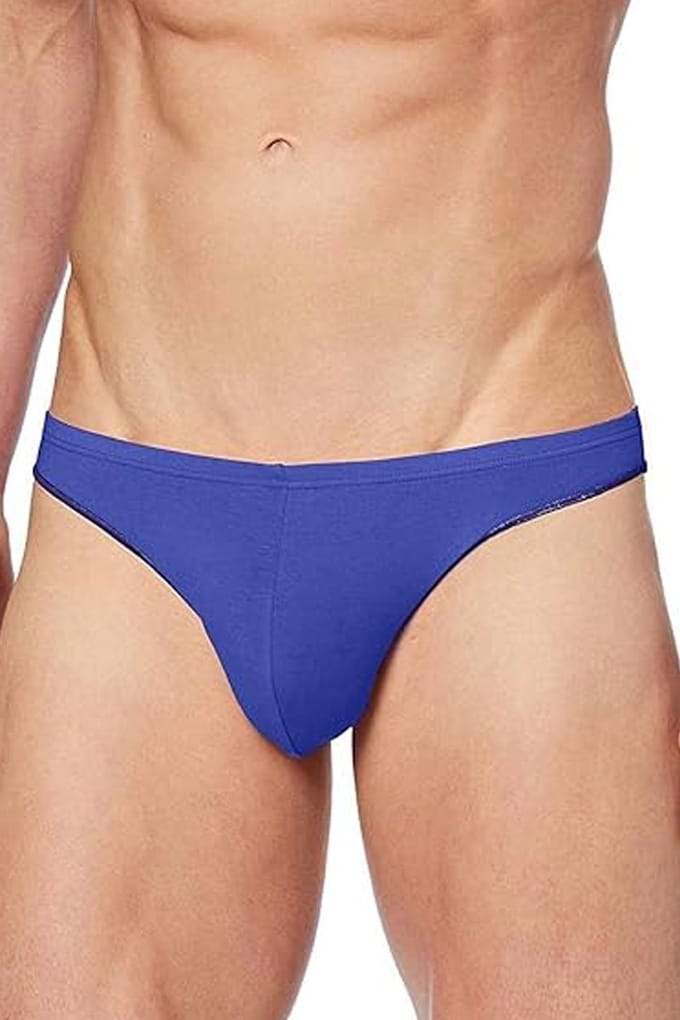 HOM - Freddy G-String (1-pack) - Heren String - Blauw - Maat M