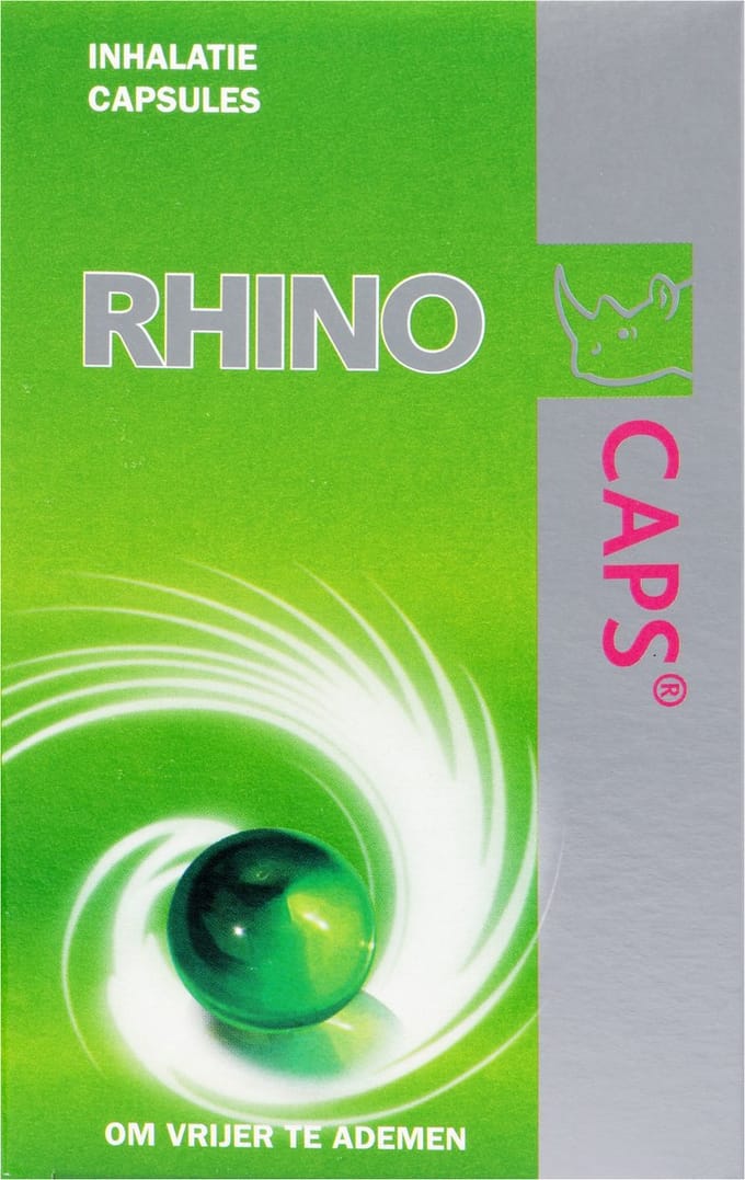 Rhino Caps inhalatie - Stoommiddel Bij Verkoudheid - 16 capsules