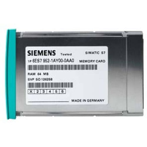 Siemens 6ES7952-1KY00-0AA0 6ES79521KY000AA0 PLC-geheugenkaart 5 V