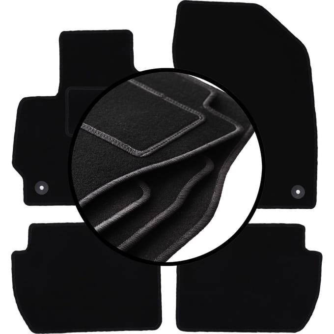 Complete set veloursmatten voor: Peugeot 4008 crossover (2012-2017)
