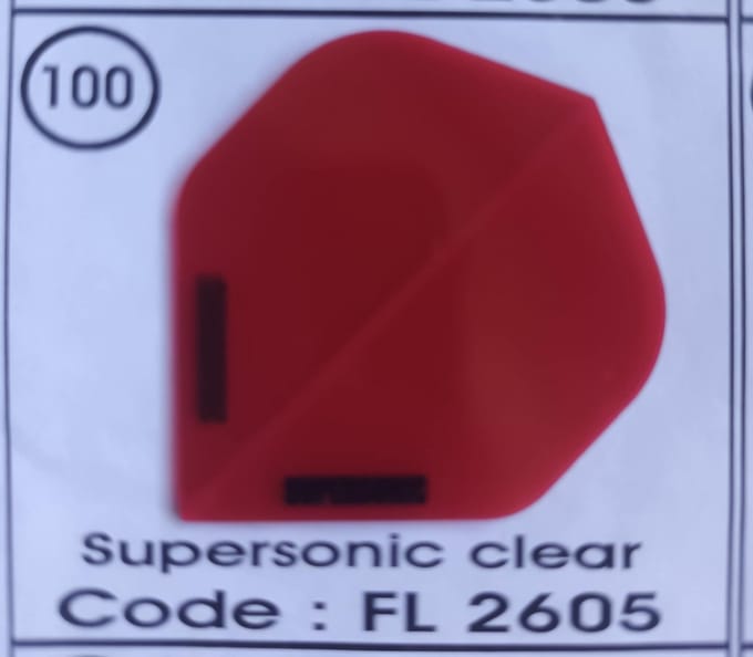 Dart Flights - 10 sets (30 stuks) - 100 micro - Supersonic - FL2605
