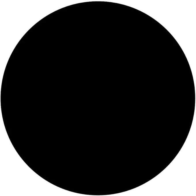 Rond zwart bord | Forex Re materiaal | 20 cm