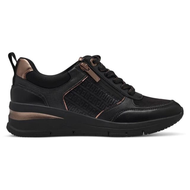 Tamaris Sneakers zwart Textiel - Dames