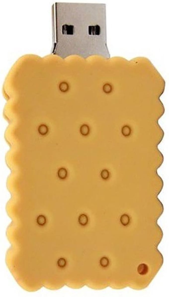 Biscuit usb stick 128GB 3.0 -1 jaar garantie - A graden klasse chip