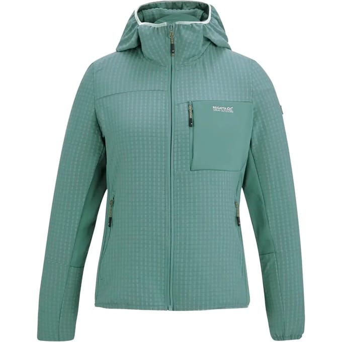 Dames Kemilia Fleece met capuchon en volledige ritssluiting