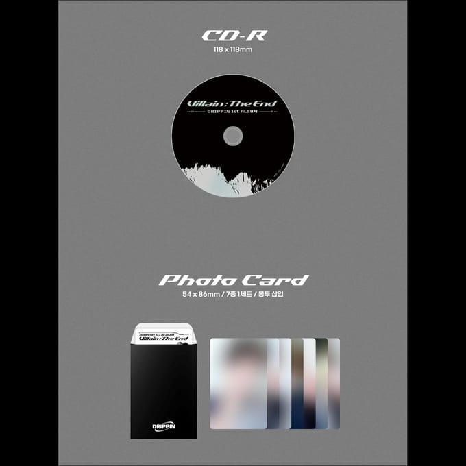 DRIPPIN - Schurk : Het einde, het eerste reguliere album. (Beperkte ver.) Limited Ver. black