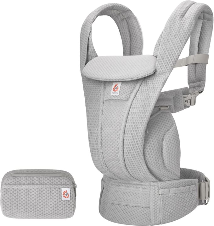 Ergobaby Omni Deluxe Mesh Draagzak - Pearl Grey