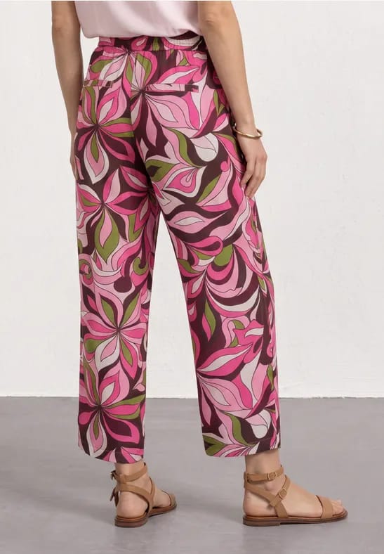 7/8 broek met wijde pijpen in Loose Fit