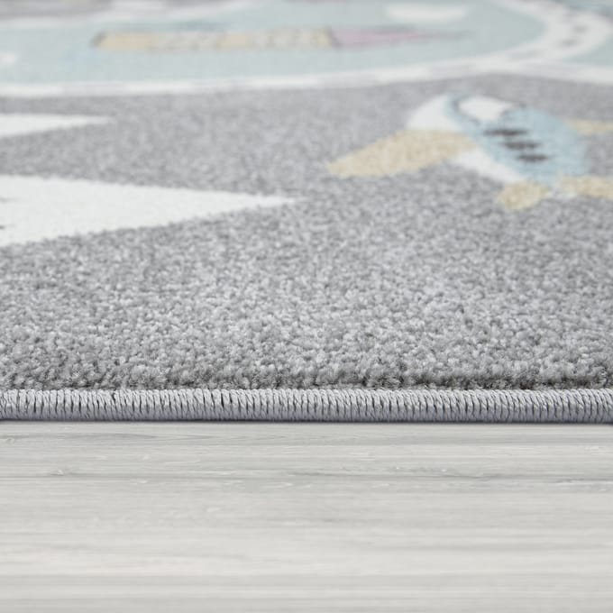 Kindertapijt Caprise groen 200 cm rond