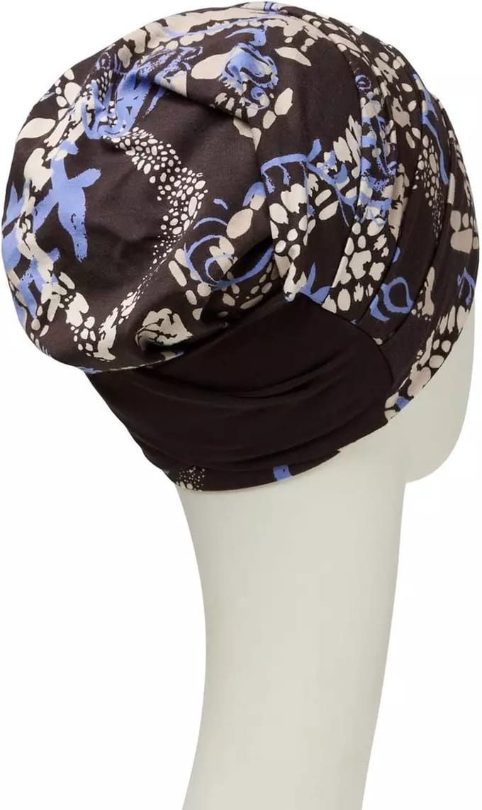 Amia turban printed - chemo mutsje - christine headwear