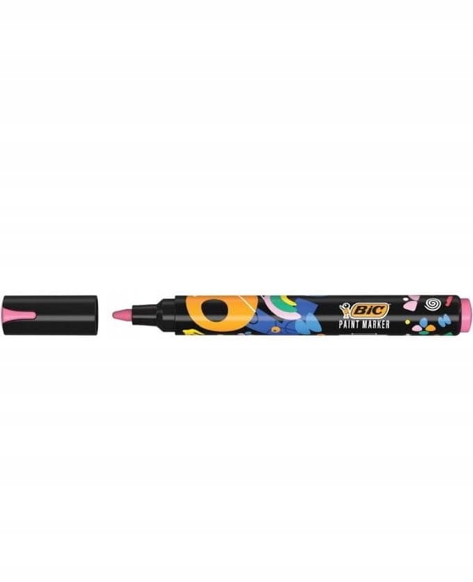 BIC Acryl Marker Roze - 1 Stuk