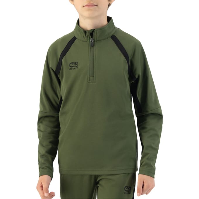 Cruyff Turn Tech Half Zip Trainingssweater Junior - Maat 128
