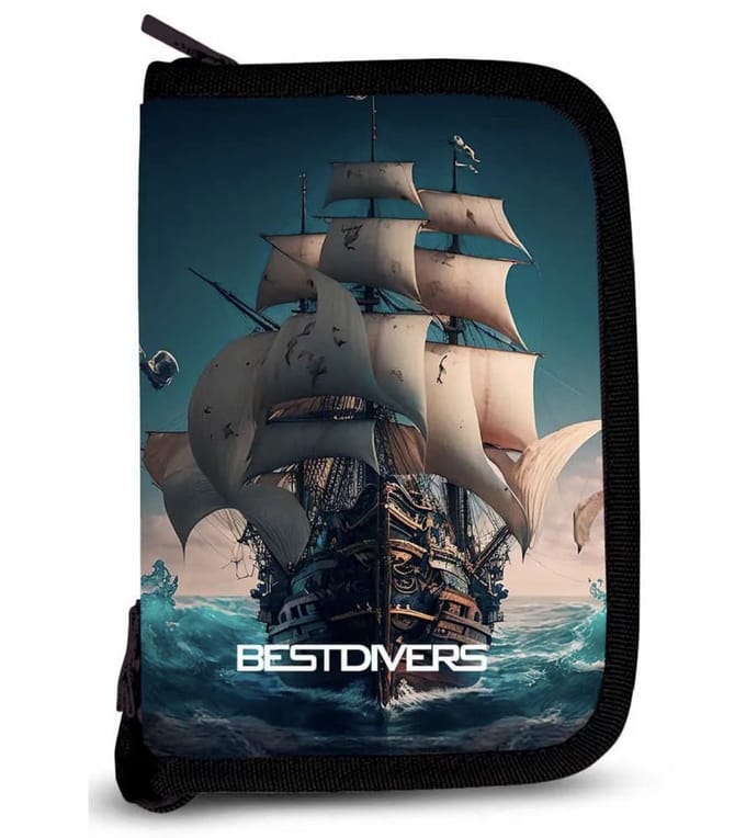 Best Divers Duiklogboek Set – Compleet Logboek + Navulpagina’s (24 Dives) – 6 Rings – Duikregistratie - Boot