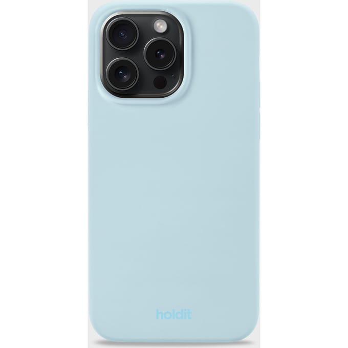 Phone case silicone Mineral Blue iPhone 15 Pro Max