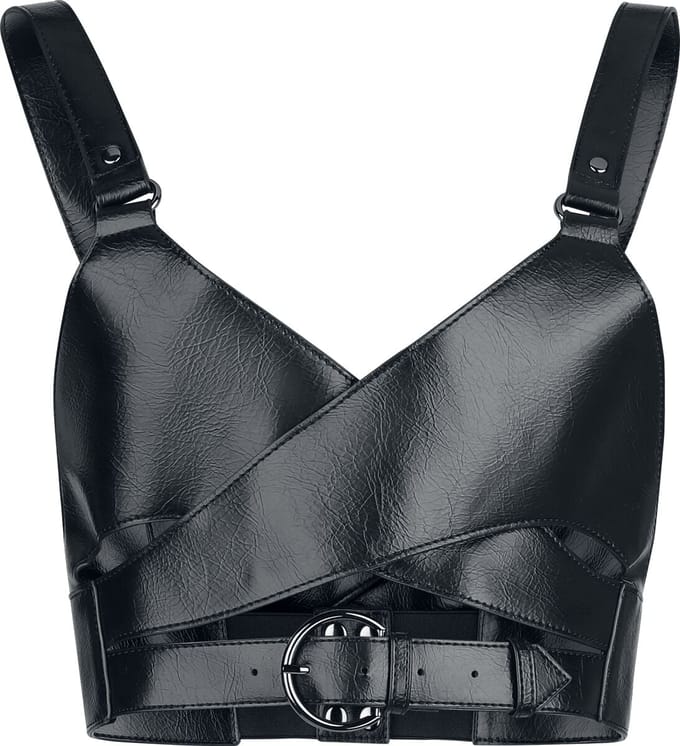 Killstar - Gothic Harness - Withered Garden - Wyrmwood Harness - voor Vrouwen - zwart