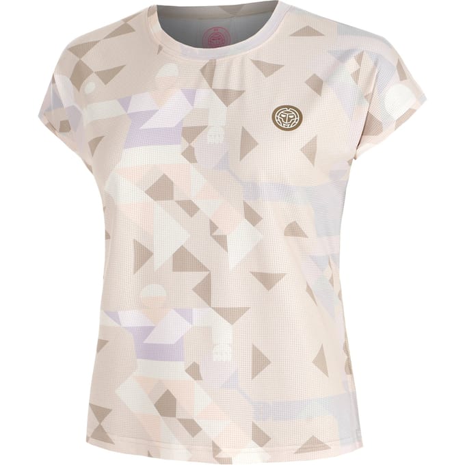 BIDI BADU Paris 2025 T-shirt Dames-Beige