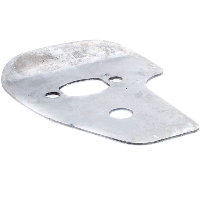 Muffler back plate