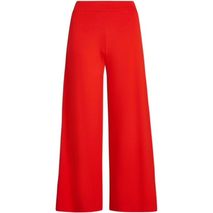 King Louie Border palazzo cropped pants milano crepe