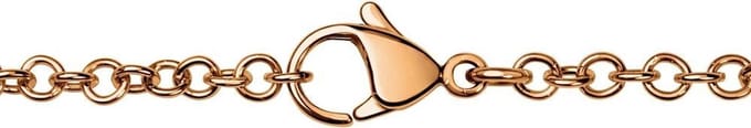 Quiges Verstelbare Jasseron Ketting met Karabijnsluiting voor Hangers - RVS - Dames - 90cm - EPK062