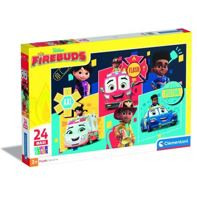 Clementoni - Puzzel - 24 Maxi Stukjes - Disney Firebud - Kinderpuzzel - Vanaf 3 jaar