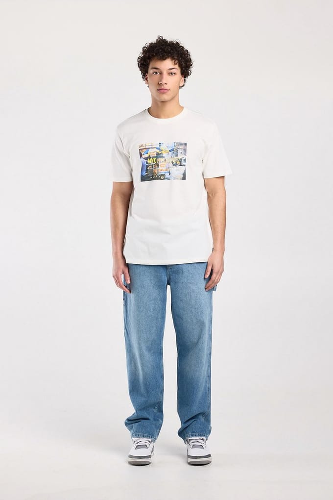 America Today Edson Ecru Taglia: M | Magliette basic Outlet | Uomo | Marrone