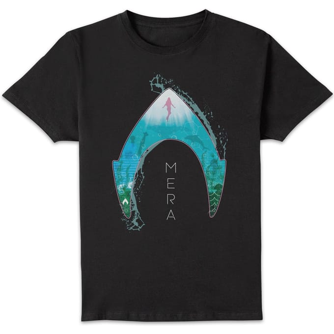 Aquaman Mera Logo t-shirt - Zwart - M