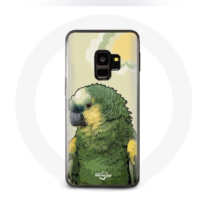 Case voor Samsung galaxy S9 plus Amazon Parrots Groen