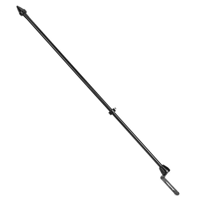Universele Motorfiets Auto Vlaggenstok Achterzitting Bagagerek Montage Vlaggenstok Accessoire Black black