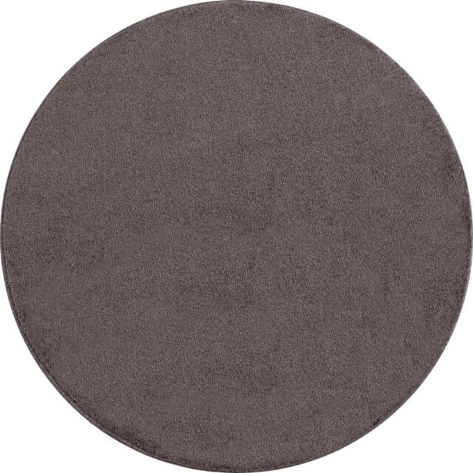 Muratap Basics effen rond vloerkleed laagpolig- 120 cm rond
