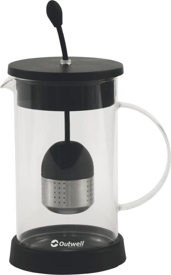 Outwell Tritan Campingservies en keukenuitrusting 8 Cups zwart/transparant