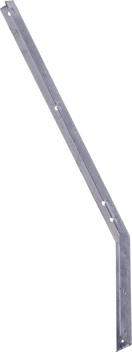 Prikkeldraadhouder schuin 3mm 40mm 570mm 280mm Verzinkt