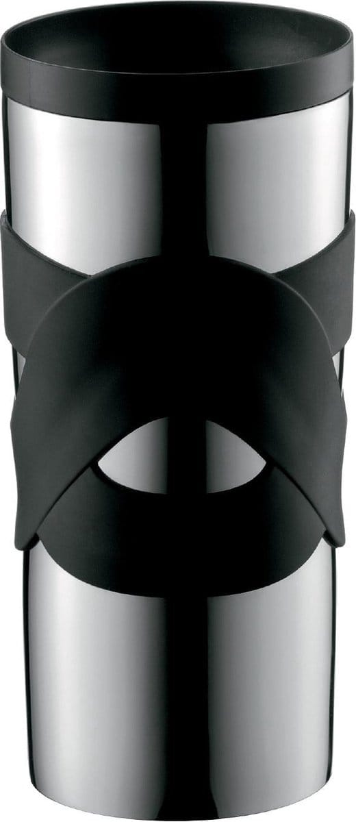 Bodum Travel Mug Thermosbeker - 0.35 l - RVS - Zwart